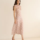 DÔEN - RAPHAELA DRESS -- IVORY ROSIER FLORAL