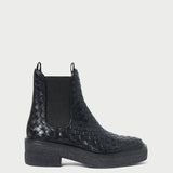 Loeffler Randall - Raquel Black Woven Chelsea Boot