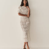 DÔEN - RAQUELLA DRESS -- SALT LACE