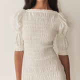 DÔEN - RAQUELLA DRESS -- SALT