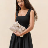 Loeffler Randall - Rayne Champagne Bow Clutch
