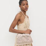 Loeffler Randall - Rayne Champagne Bow Clutch