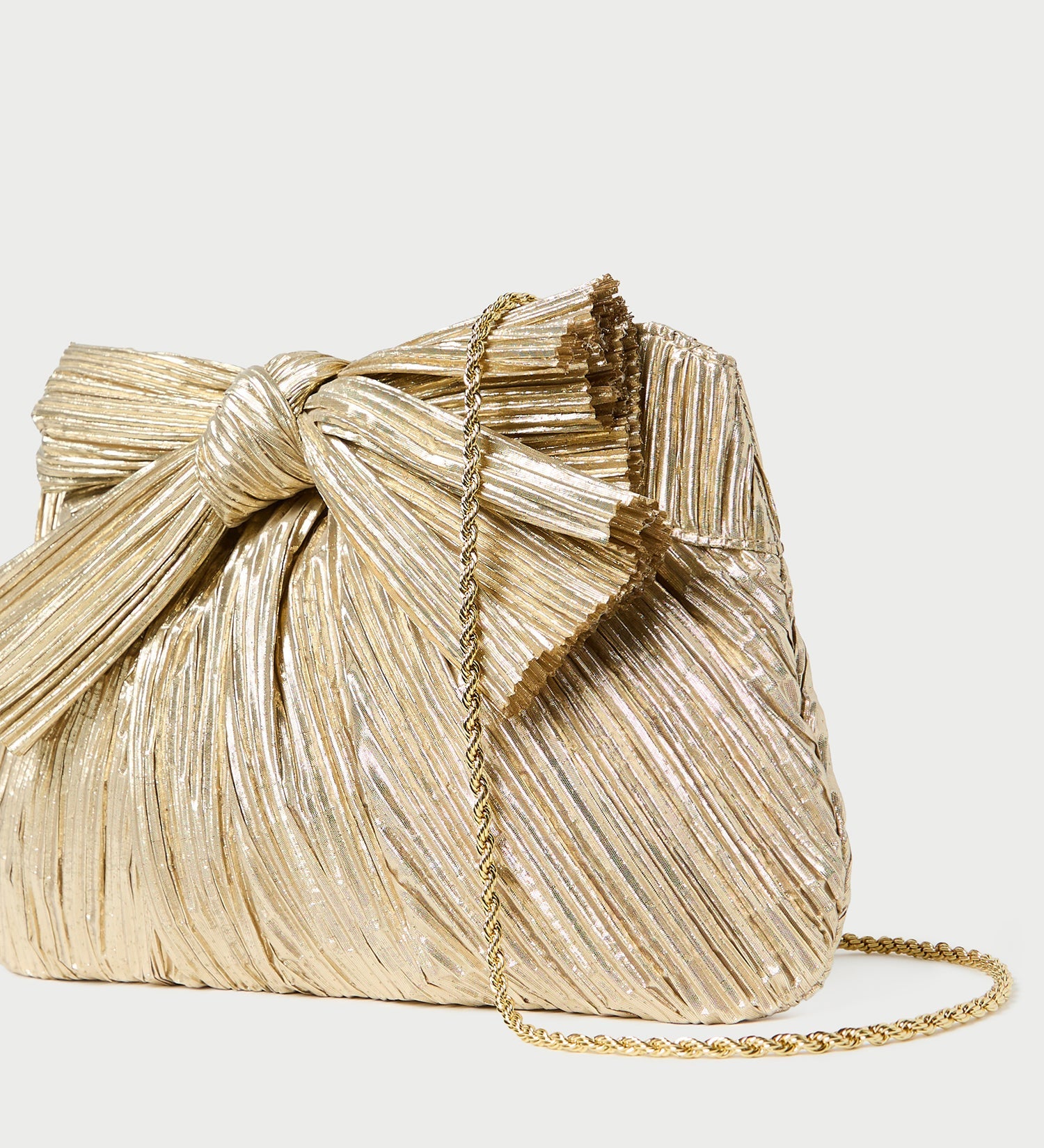 Loeffler Randall - Rayne Gold Bow Clutch