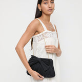 Loeffler Randall - Rayne Black Bow Clutch