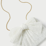 Loeffler Randall - Rayne White Lace Bow Clutch