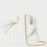 Loeffler Randall - Rayne White Lace Bow Clutch