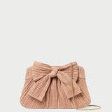 Loeffler Randall - Rayne Blush Pleated Bow Clutch
