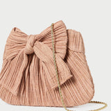 Loeffler Randall - Rayne Blush Pleated Bow Clutch