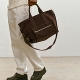 Métier - Racer Tote Suede Chocolate