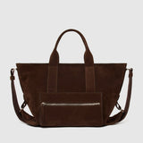 Métier - Racer Tote Suede Chocolate