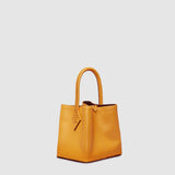 Métier - Vérité Mini Collapsible Tote Bag Smooth Calfskin Pollen