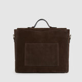 Métier - Rider Briefcase Suede Chocolate