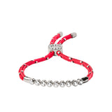 Dorsey - JAMES BEZEL ROUGE PARACORD BRACELET, SILVER