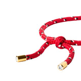 Dorsey - PARACORD ROUGE TIE ANKLET, GOLD