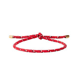 Dorsey - PARACORD ROUGE TIE ANKLET, GOLD