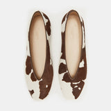 Le Monde Beryl - Regency Slipper / Cow Calf Hair
