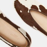 Le Monde Beryl - Regency Slipper / Cow Calf Hair