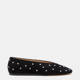Le Monde Beryl - Regency Slipper / Black Suede Crystal