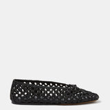 Le Monde Beryl - Regency Slipper / Black Woven Leather