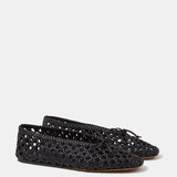 Le Monde Beryl - Regency Slipper / Black Woven Leather