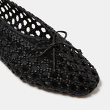 Le Monde Beryl - Regency Slipper / Black Woven Leather