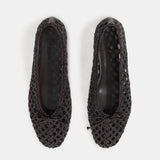 Le Monde Beryl - Regency Slipper / Chocolate Woven Leather