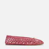 Le Monde Beryl - Regency Slipper / Crimson Woven Leather