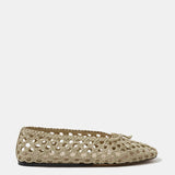 Le Monde Beryl - Regency Slipper / Ecru Woven Leather