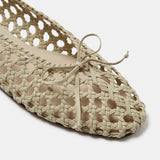 Le Monde Beryl - Regency Slipper / Ecru Woven Leather