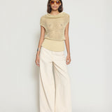 OSSOU - Reid Top in Butter
