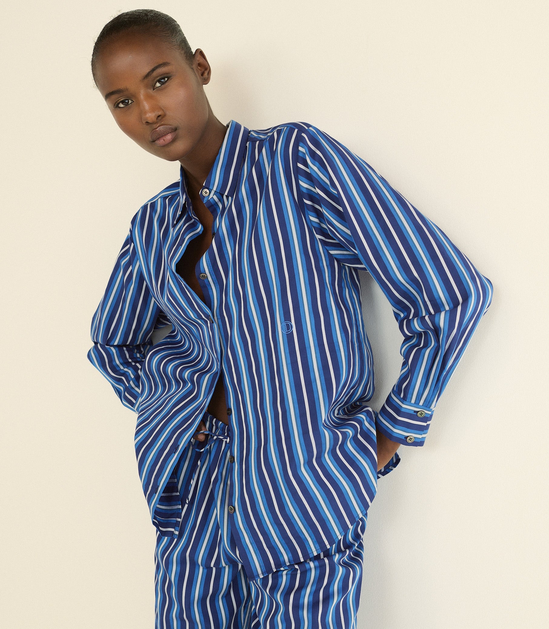 DOEN - REMIS TOP - - MARCEAU STRIPE
