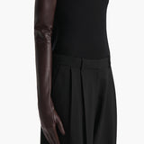 Khaite - Remo Long Gloves in Brown Leather