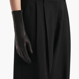 Khaite - Remo Mid - Length Gloves in Black Leather