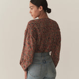 DÔEN - RENELLE TOP -- L'ORANGE SOLEIL FLEURIT