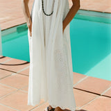 Faithfull - Noela Midi Dress Sandara Broderie White