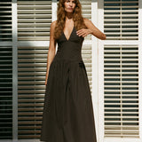 Faithfull - Palmiera Midi Dress Carob