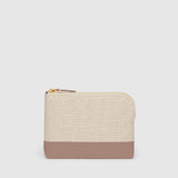 Metier - Westman Atelier By Métier Petite Makeup Pouch Natural Linen with Desert