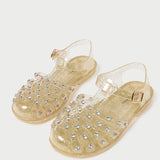 Loeffler Randall - Rhys Champagne Glitter Jelly Sandal