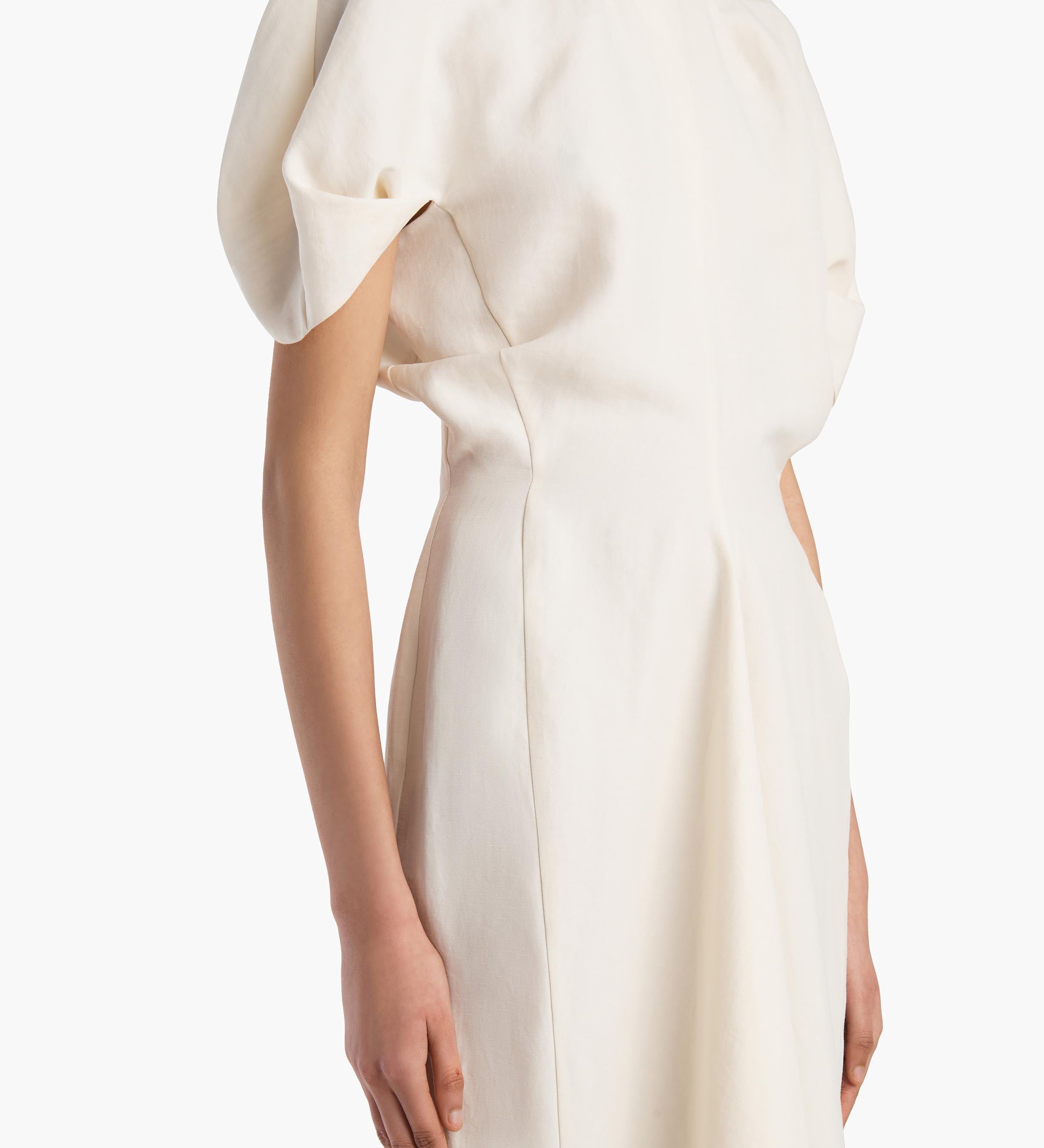Khaite - Ria Dress in Cream