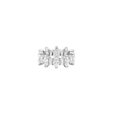 Dorsey - MARQUISE AND BAGUETTE ETERNITY BAND IN MOISSANITE, STERLING SILVER