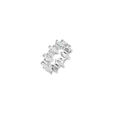 Dorsey - MARQUISE AND BAGUETTE ETERNITY BAND IN MOISSANITE, STERLING SILVER