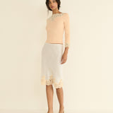 DOEN - RIANA TEE - - LIGHT PEACH SORBET