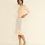 DOEN - RIANA TEE - - LIGHT PEACH SORBET