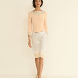 DOEN - RIANA TEE - - LIGHT PEACH SORBET