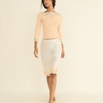 DOEN - RIANA TEE - - LIGHT PEACH SORBET