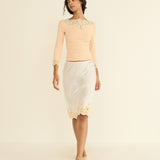 DOEN - RIANA TEE - - LIGHT PEACH SORBET