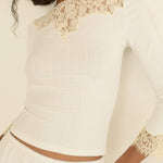 DOEN - RIANA TEE - - SALT