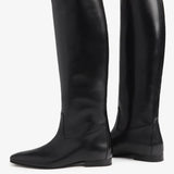 Jude - Ride Knee Boot Black Leather