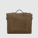 Métier - Rider Briefcase Suede Khaki