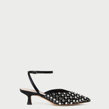 Loeffler Randall - Rio Black/Crystal Kitten Heel